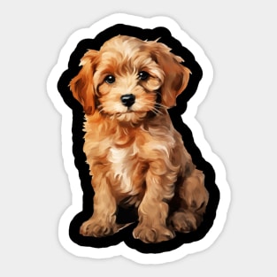 Puppy Cockapoo Sticker